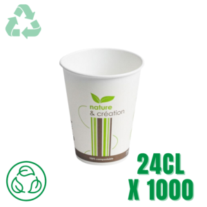 Gobelet compostable indus 24cl